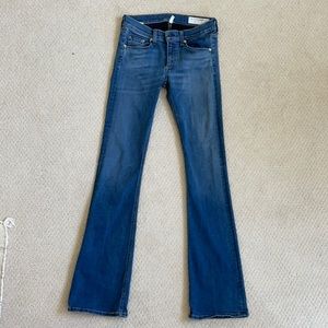 Rag & Bone Bootcut Elma Jeans In Blue
